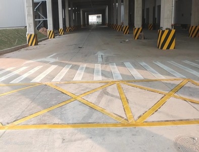 濮阳濮阳厂区道路标线施工