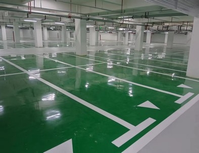 濮阳濮阳小区停车场标线